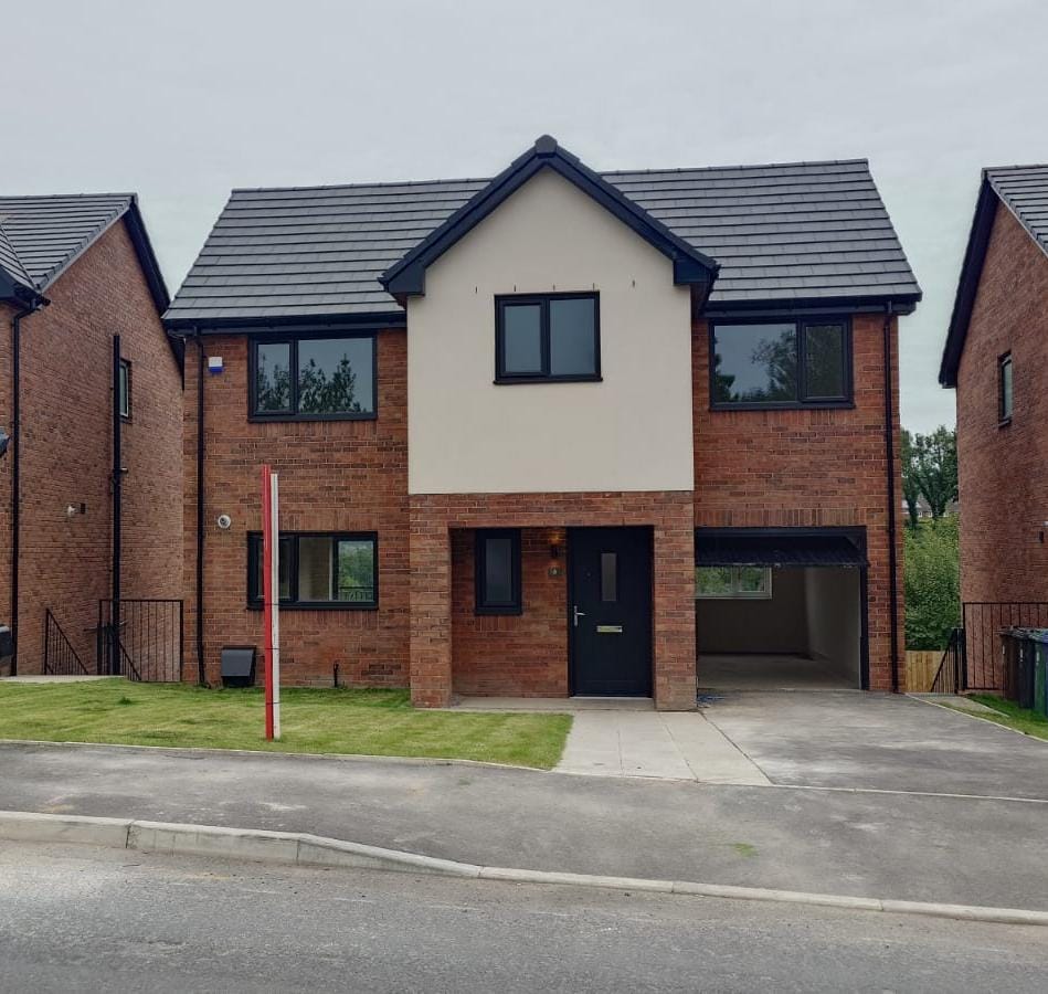 new build house in Manchester 