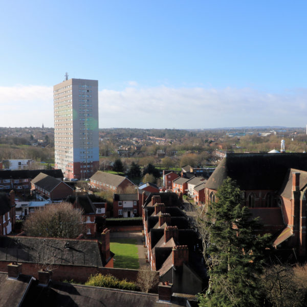 drone survey overlooking Edgbaston